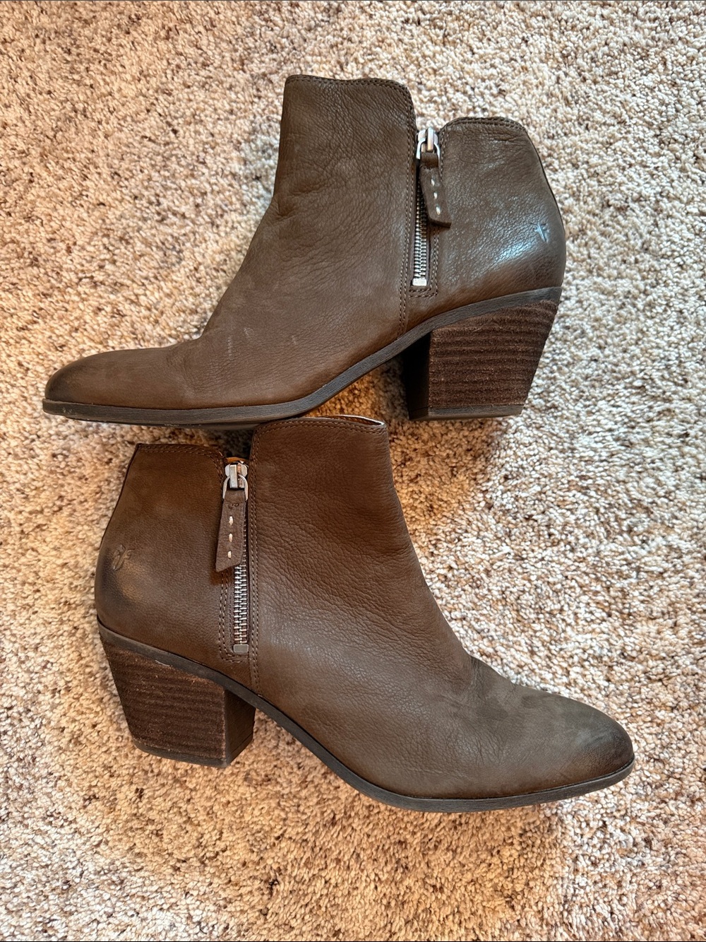 FRYE Ankle Boot with Side Zip